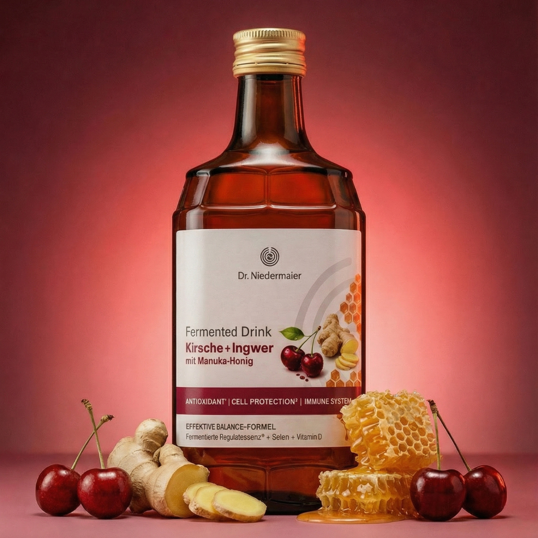 Fermented Drink Cherry + Ginger Drink with Manuka Honey
