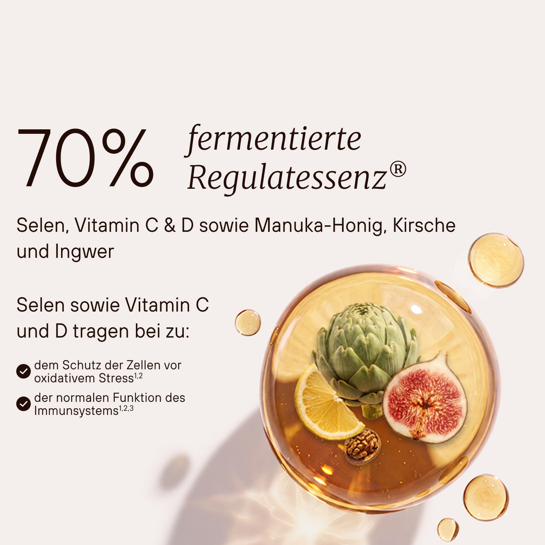 Fermented Drink Kirsche + Ingwer mit Manuka Honig 350 ml